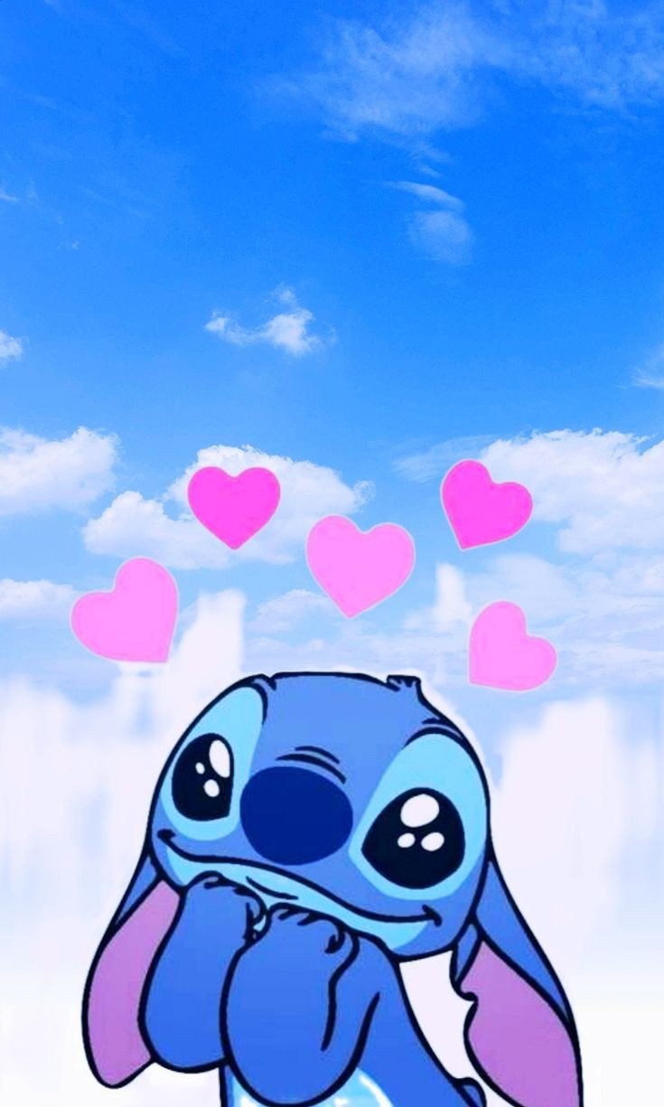 a cute stitch wallpaper