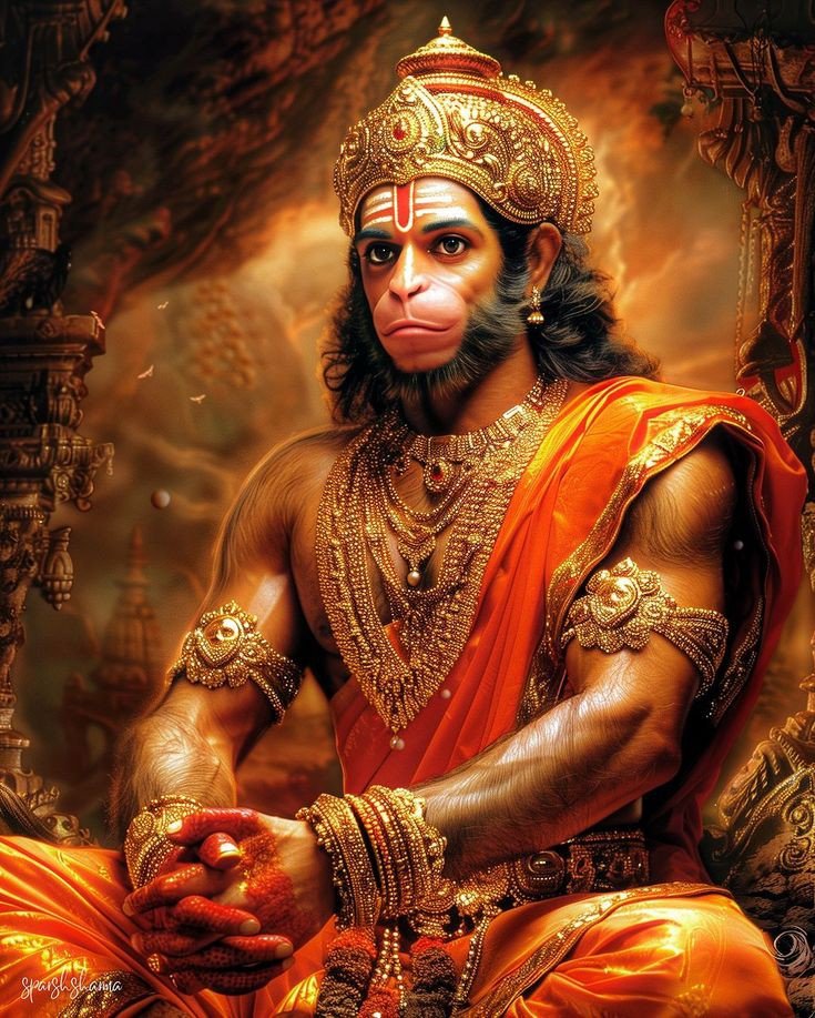 a4 size hanuman ji photo