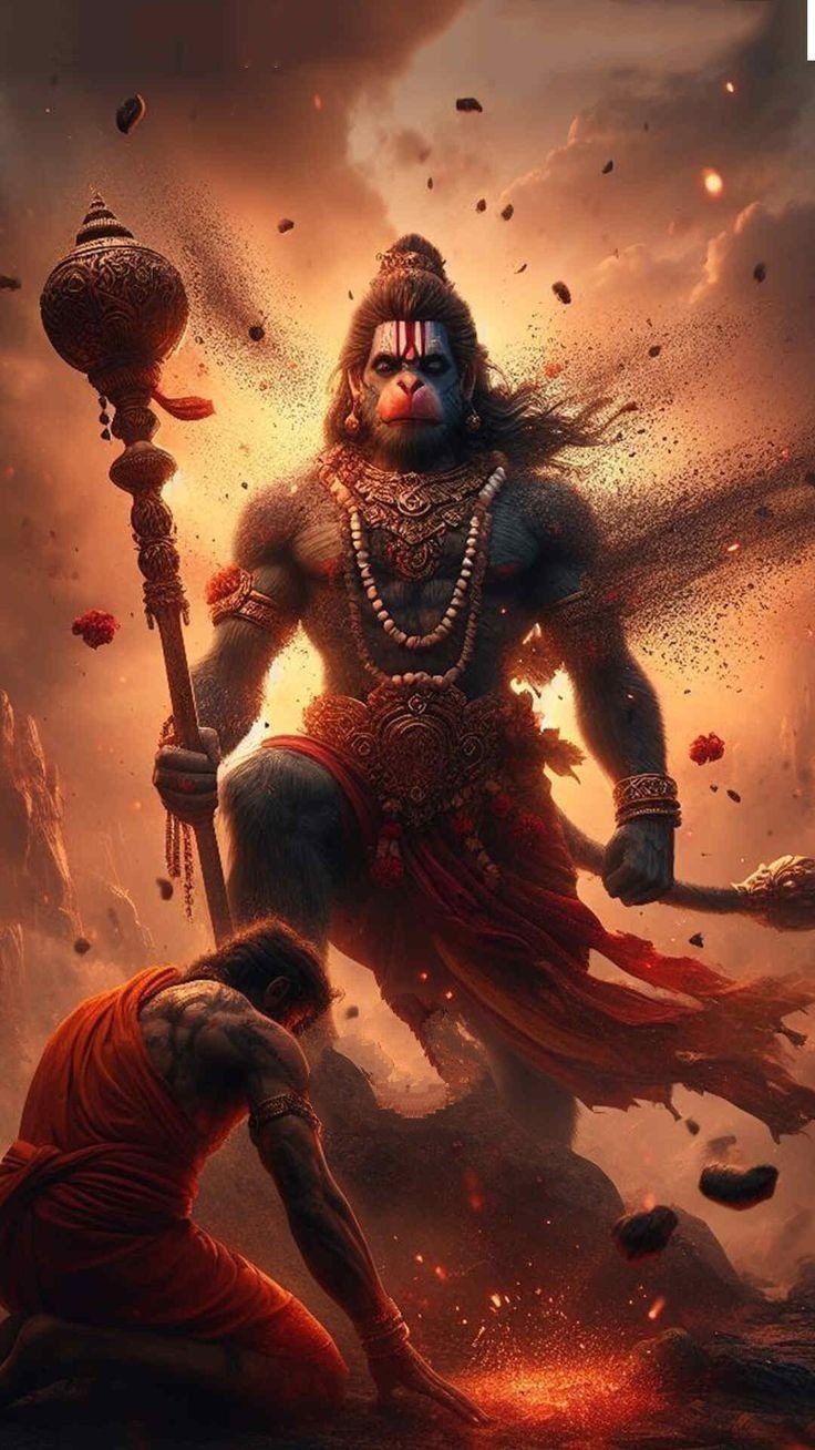 animated hanuman ji photo