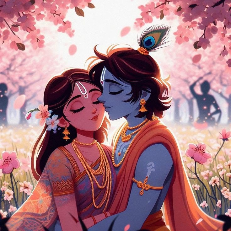 anime radha krishna dp