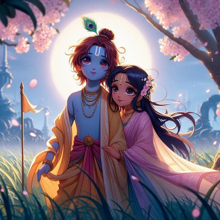 black radha krishna wallpaper