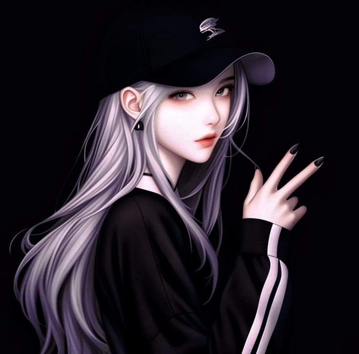 cute dp for instagram cartoon girl