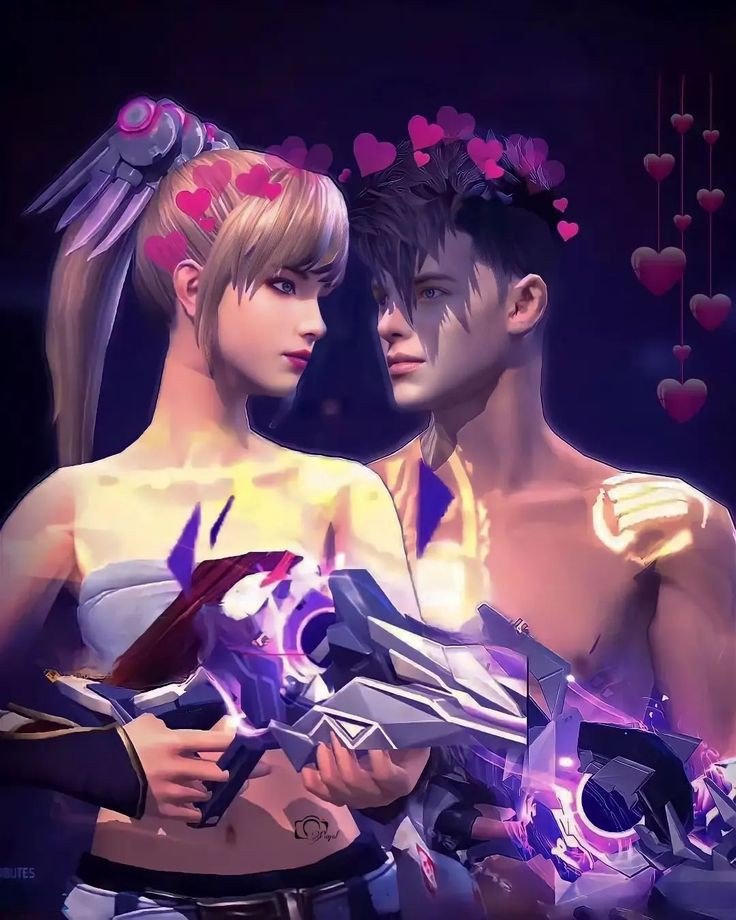 free fire dp attitude love girl