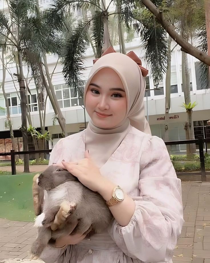 hidden face cute simple girl pic