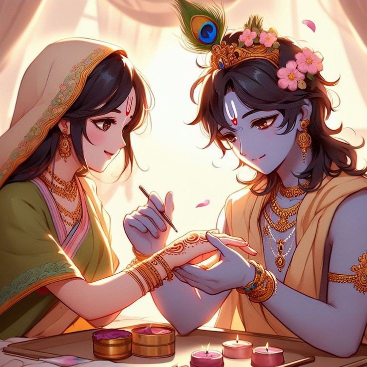 little radha krishna images