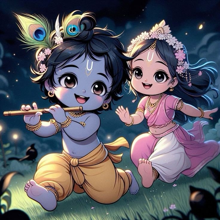 radha krishna cartoon wallpaper hd 4k for mobile