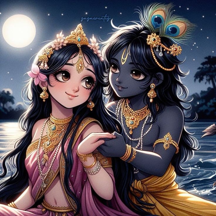 radha krishna wallpaper collage