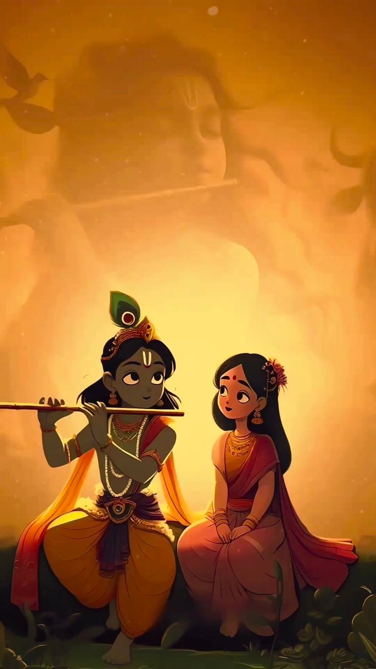 radha krishna wallpaper hd 4k ai generated