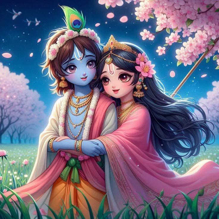 radha krishna wallpaper hd 4k childhood