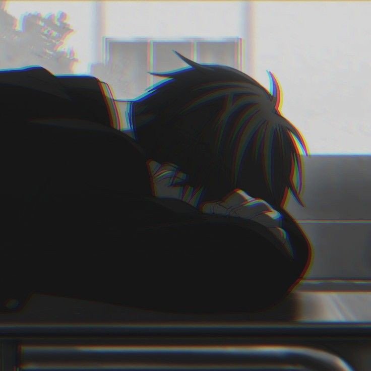 sad boy dp anime love