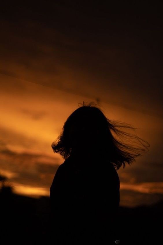 sad dp girl alone love cartoon