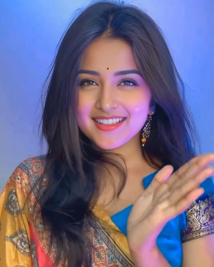 simple cute girl pic drawing step by step